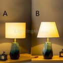 American Table Lamp Faceted Ceramic Table Light