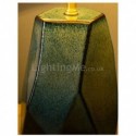 American Table Lamp Faceted Ceramic Table Light