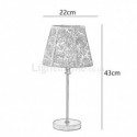 American Fabric Table Lamp Flower Sea Table Light