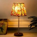 American Fabric Table Lamp Flower Sea Table Light