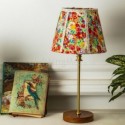 American Fabric Table Lamp Flower Sea Table Light