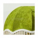 Fabric Table Lamp French Matcha Green Pearl Table Light