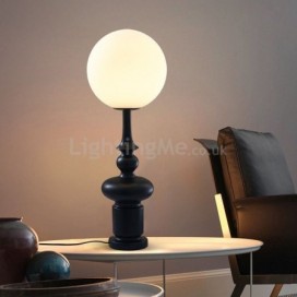 Modern Table Lamp Resin Lampshade Magic Bean Molecular Desk Lamp