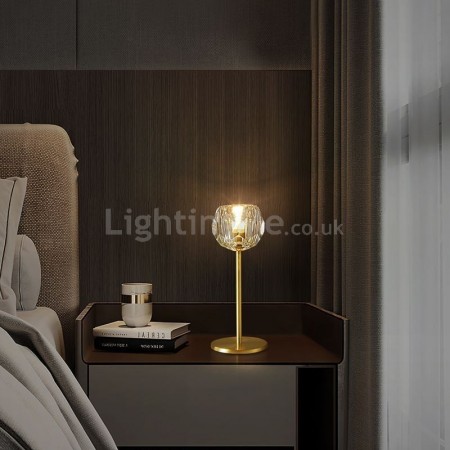 Modern Table Lamp Creative Crystal Desk Light Beside Lamp