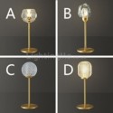 Modern Table Lamp Creative Crystal Desk Light Beside Lamp