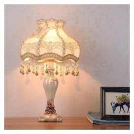 Luxury European Table Lamp Night Desk Light Bedside Light