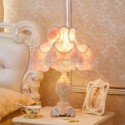 European Resin Table Lamp Romantic Bedside Table Light