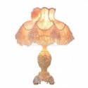 European Resin Table Lamp Romantic Bedside Table Light