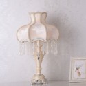 European Table Lamp Elegant Warm Bedside Carved Desk Lamp