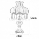 European Resin Table Lamp Bedside Embroidery Desk Lamp