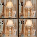 European Table Lamp Creative Warm Bedside Carved Desk Light