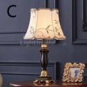 European Resin Table Lamp Bedside Embroidery Desk Light