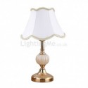 Fabric Table Lamp Nordic Bedside Light Glass Decoration Desk Lamp