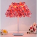 European Table Lamp Rose Flower Bedside Lamp Wedding Party Decoration Light