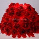 European Table Lamp Rose Flower Bedside Lamp Wedding Party Decoration Light