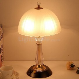 Luxury Glass Table Lamp Simplicity European Bedside Lamp Household Desk Light