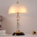 Luxury Glass Table Lamp Simplicity European Bedside Lamp Household Desk Light