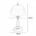 Luxury Glass Table Lamp Simplicity European Bedside Lamp Household Desk Light