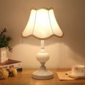 Fabric Table Lamp Nordic Bedside Light Glass Decoration Lamp