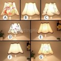 Fabric Table Lamp Nordic Bedside Light Glass Decoration Lamp