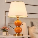 American Ceramic Table Lamp Creative Bedside Lamp Luxury Postmodern Gourd Table Light