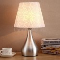 Fabric Table Lamp Nordic Bedside Light Alumium Decoration Lamp