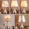 Fabric Table Lamp Nordic Bedside Light Alumium Decoration Lamp