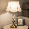 American Luxury Crystal Table Lamp Bedside Decoration Lights