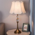 American Luxury Crystal Table Lamp Bedside Decoration Lights
