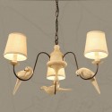 3 Light Rustic / Lodge Vintage Pendant Light