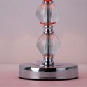 European Crystal Table Lamp Rose Flower Bedside Lamp Wedding Party Decoration Light