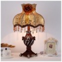 Palace Style Table Lamp Retro European Decoration Desk Lamp