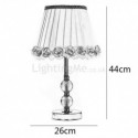 European Crystal Table Lamp Rose Flower Bedside Lamp Wedding Party Decorative Light