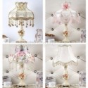 European Resin Table Lamp Creative Bedside Desk Light