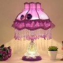 Classical European Table Lamp Glass Bedside Lamp Girls Room