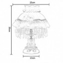 Classical European Table Lamp Glass Bedside Lamp Girls Room