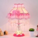 Classical European Table Lamp Glass Bedside Lamp Girls Room