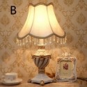 European Resin Table Lamp Creative Bedside Table Light