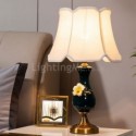 American Ceramics Table Lamp Decoration Creative Bedside Lamp