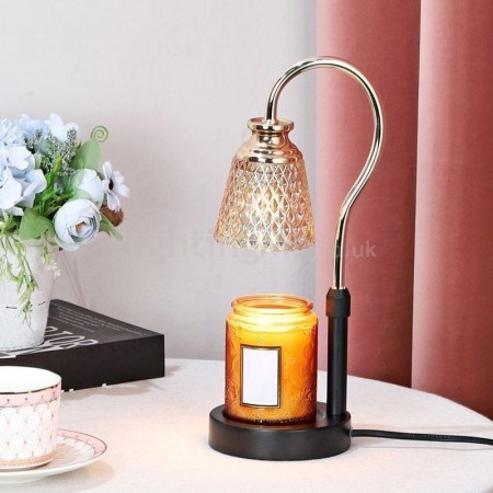 Argyle Pattern Table Lamp Aroma Lamp Melting Wax Lamp