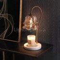 Luxury Aroma Lamp Marble Base Melting Wax Table Lamp