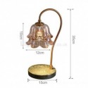 Luxury Aroma Lamp Marble Base Melting Wax Table Lamp