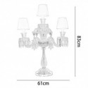 3 Lights K9 Crystal Table Lamp Modern Luxurious Candelabra Table Light