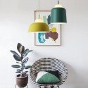 2 Light Modern/Contemporary Steel Pendant Light