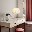 Creative Feather Table Lamp Desk Decorative Light