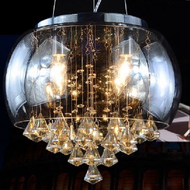 4 Light Modern/Contemporary Crystal Pendant Light