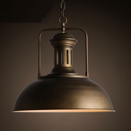 Retro / Vintage Metal 1 Light Pendant Light