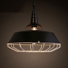 Retro / Vintage Metal 1 Light Pendant Light