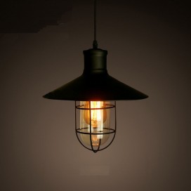 Retro / Vintage Metal 1 Light Pendant Light