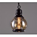 Retro / Vintage Pendant Light with Glass Shade